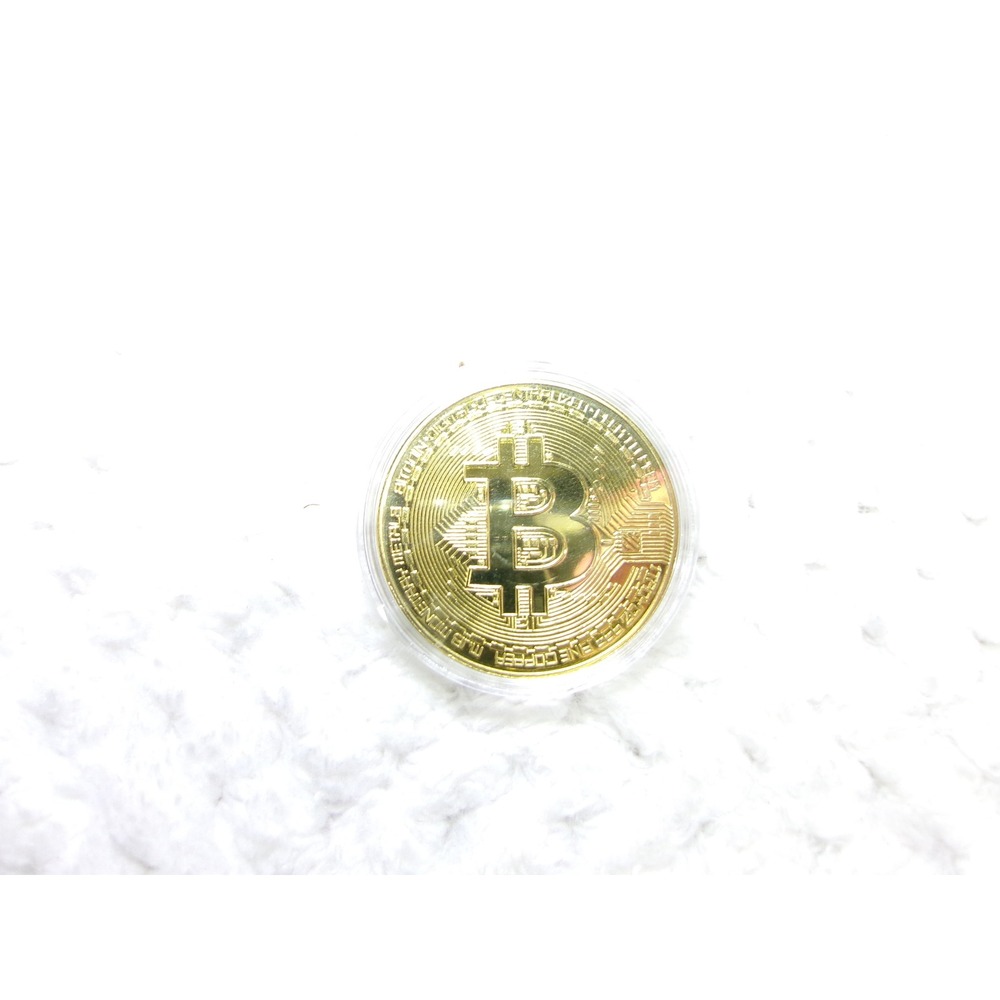 Bitcoin Physical Commemorative‎ Coin Set Gold Silver Tone